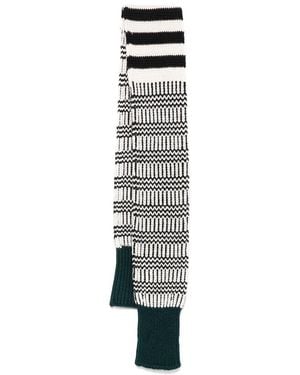 MERYLL ROGGE Geometric-pattern Scarf - White