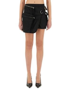 Helmut Lang Field" Mini Skirt - Black