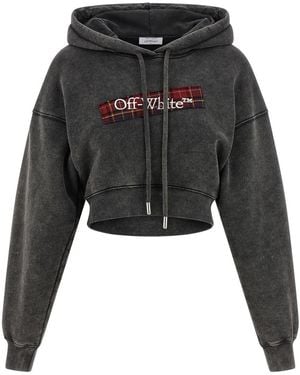 Off-White c/o Virgil Abloh 'Check Flan Bookish' Hoodie - Black