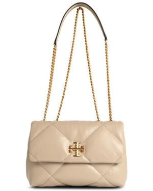 Tory Burch Small 'Kira' Convertible Shoulder Bag - Natural