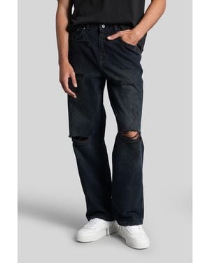 Represent R3 Distressed Denim Jeans - Black