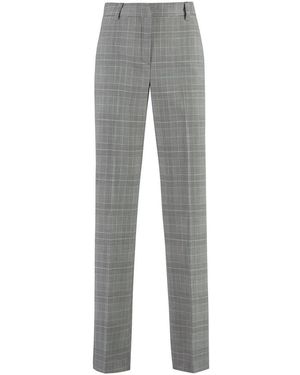 PT Torino Prince-of-wales Checked Trousers - Grey