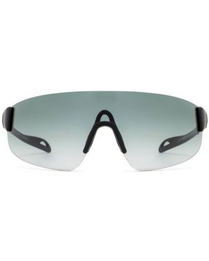 Chimi Acetate Oval Framed Sunglasses - Green