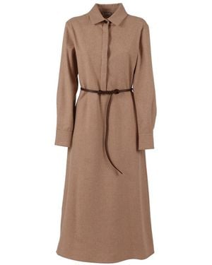 Antonelli Midi Dress - Brown