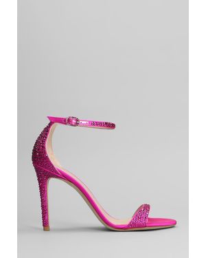 Stuart Weitzman Nudist Shine Sandals - Pink
