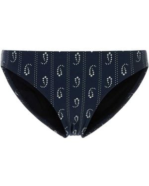 Tory Burch Slip Fiori - Blue