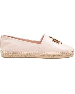 Tory Burch Soft Leather Espadrilles - Pink