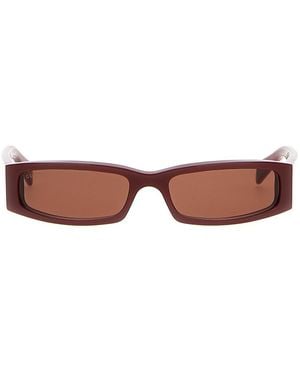 Gucci Rectangular Sunglasses - White