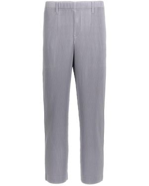 Homme Plissé Issey Miyake Tailored Pleats 1' Trousers - Grey
