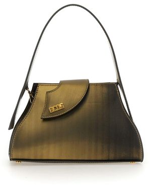 Gcds Small Comma Holographic Bag - Green