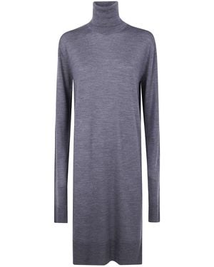 TOTEME Turtleneck Dress Clothing - Blue