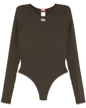 DIESEL Fitted Long-Sleeve Top - Green