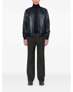 Saint Laurent Pull Col Roule Cachemire Laine - Black
