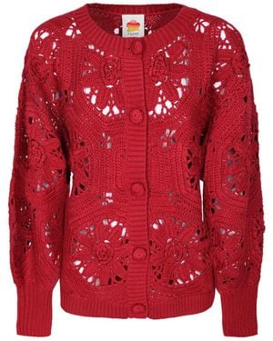 FARM Rio Cardigans - Red