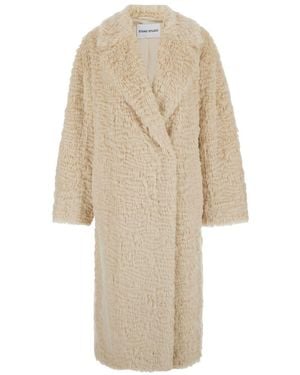 Stand Studio Nicole Long Coat - Natural