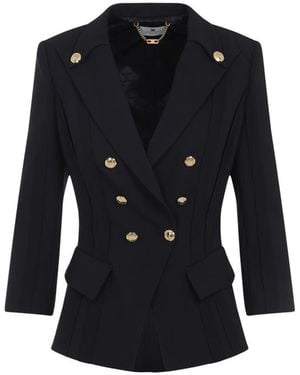 Elisabetta Franchi Jacket - Black