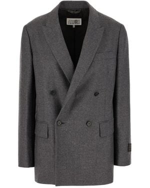 MM6 by Maison Martin Margiela Jackets & Vests - Black
