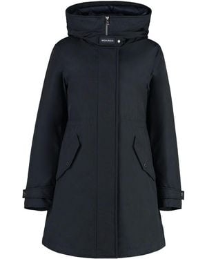 Woolrich Hooded Parka - Blue