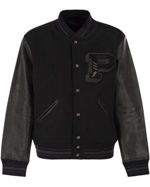 Polo Ralph Lauren Iconic Letterman Jacket - Black
