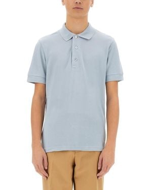 Tom Ford Piquet Polo - Blue