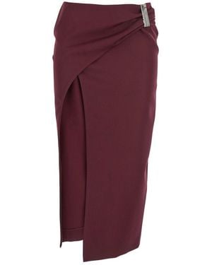 ワンピース THE ATTICO Women Mid Skirts 247WCA362 J045698 Purple The Attico Skirts for Women | Online Sale up to 79% off