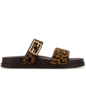 Fendi Slippers - Brown