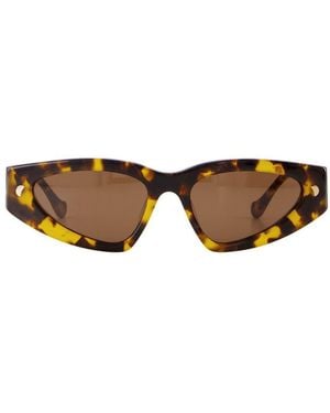 サングラス Nanushka Crista Sunglasses - Acetate - Yellow Nanushka Crista Sunglasses - Acetate - Yellow | ShopSimon
