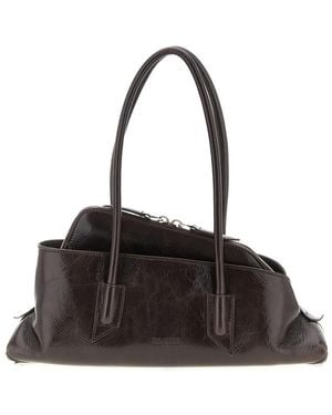 The Attico 'La Passeggiata Small' Shoulder Bag - Black