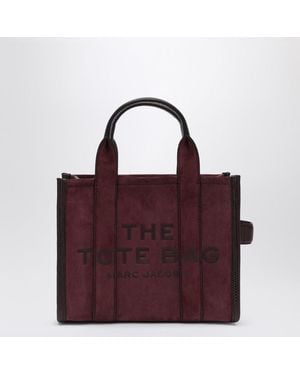 Marc Jacobs Small Plum Suede Tote Bag - Purple