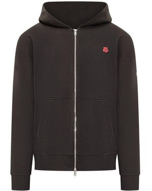 KENZO Flower Hoodie - Black
