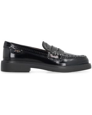 Tod's Leather Loafers - Black