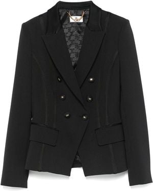 Elisabetta Franchi Jackets - Black