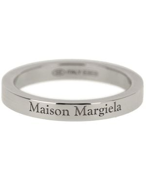 Maison Margiela Logo Ring - Gray