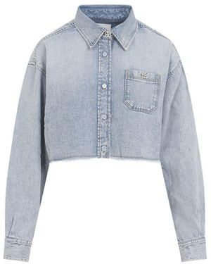 Givenchy Elegant Lyocell Shirt For - Blue