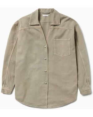 1989 STUDIO Light Denim Overshirt - Natural