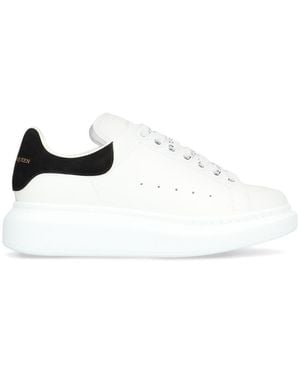McQueen Leather Chunky Trainers - White