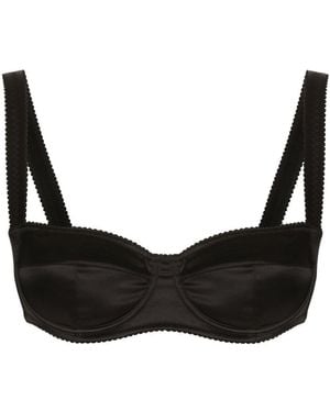 Dolce & Gabbana Semi Imb Balconette Bra - Black