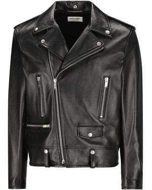 Saint Laurent Jackets - Black