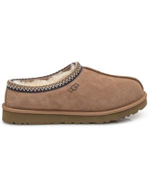 UGG Tasman Slippers In Suede Sand - Brown
