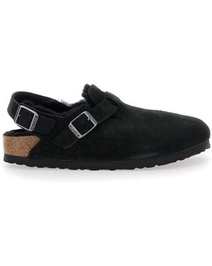 Birkenstock Tokio Shearling - Black