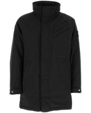 Stone Island Coats - Black