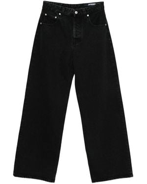 Jacquemus The Wide De-Nmes Denim Jeans - Black