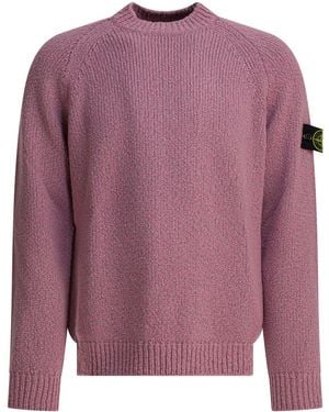 Stone Island Crewneck Sweater - Pink