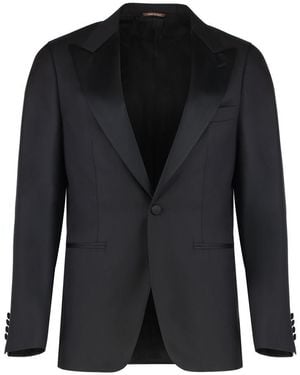 Canali Wool Two-Pieces Suit - Black
