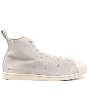 adidas Originals Superstar Hi Trainers - Natural