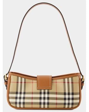 Burberry Sling Purse - White