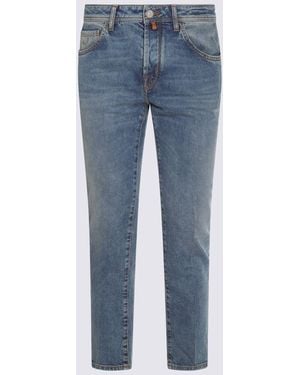 Jacob Cohen Blue Cotton Denim Scott Jeans