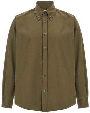 Cellar Door Button-Down Shirt - Green
