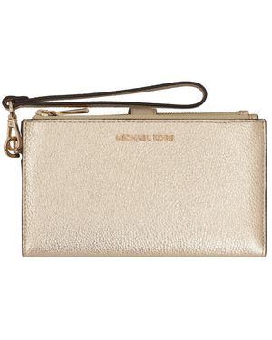 MICHAEL Michael Kors Adele Leather Wallet - Metallic