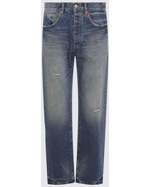 Purple Brand Dark Blue Calcium Powder Jeans